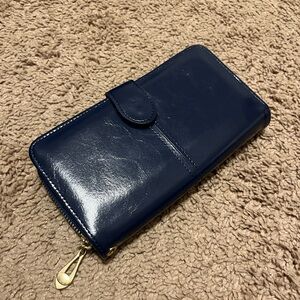 Elegant Navy Blue Women's Wallet